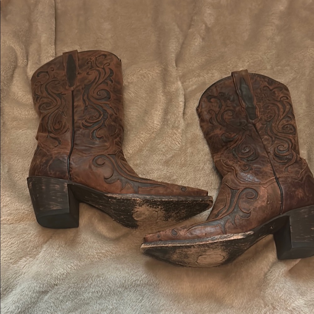 Brown Western Cowboy Boots